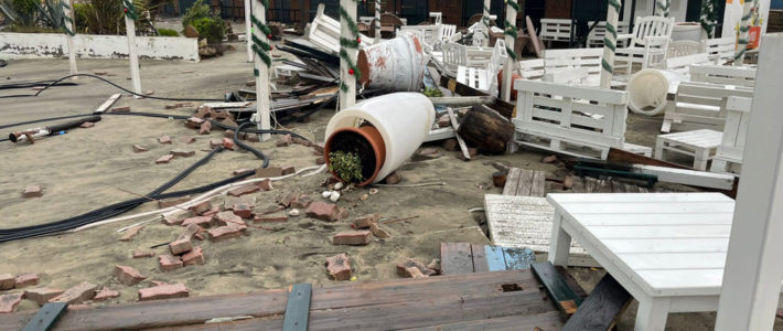 Mareggiate, Federbalneari: “Governo riconosca stato di calamità naturale”